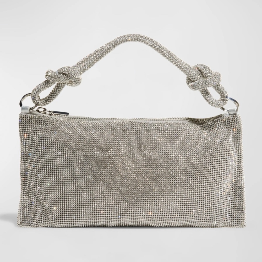 Cult Gaia Hera Nano Knotted Embellished Shoulder Bag